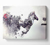 Abstract Zebra Canvas Wall Art