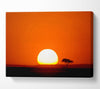 African Sunrise Canvas Wall Art