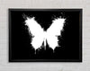 Black And White Butterfly Framed Wall Art