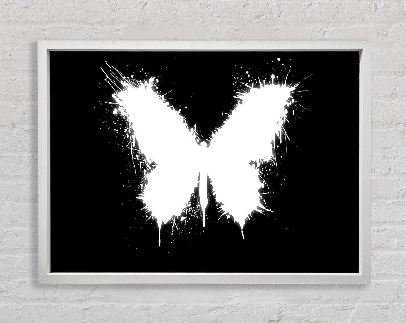 Black And White Butterfly Framed Wall Art