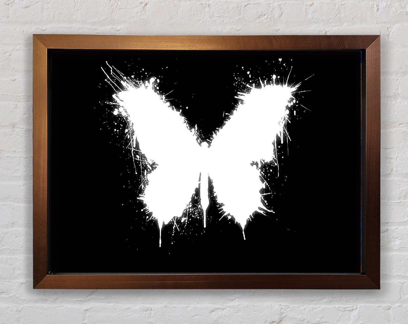 Black And White Butterfly Framed Wall Art