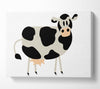 Cow Stare Canvas Wall Art