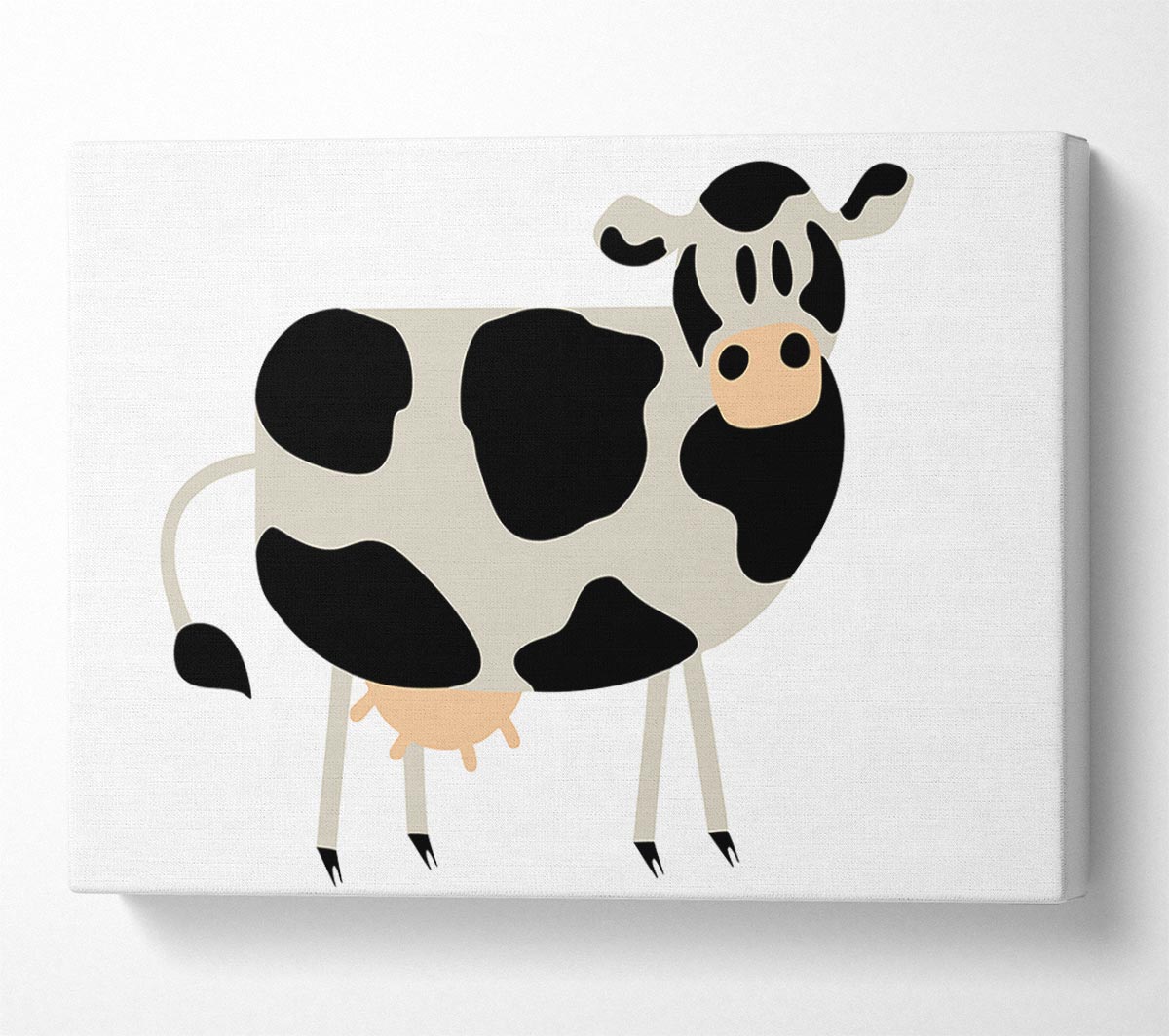 Cow Stare Canvas Wall Art