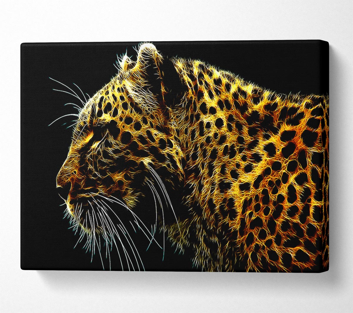 Leopard Glory Canvas Wall Art