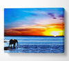 Elephant Ocean Canvas Wall Art