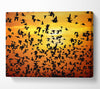 Flight Of The Golden Birds Canvas Wall Art