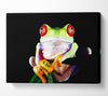 Frog Eyes Canvas Wall Art