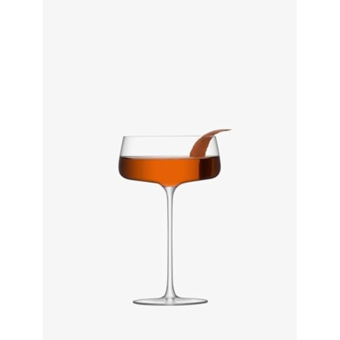 LSA International Metropolitan Champagne Saucer 300ml Clear | Set of 4 | Dishwasher Safe | MW06