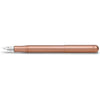 Kaweco Liliput Copper Fountain Pen, Exclusive Copper Fountain Pen for Ink Cartridges Including Retro Metal Box, Fountain Pen 12.5 cm, Nib Width: BB (Extra Wide)