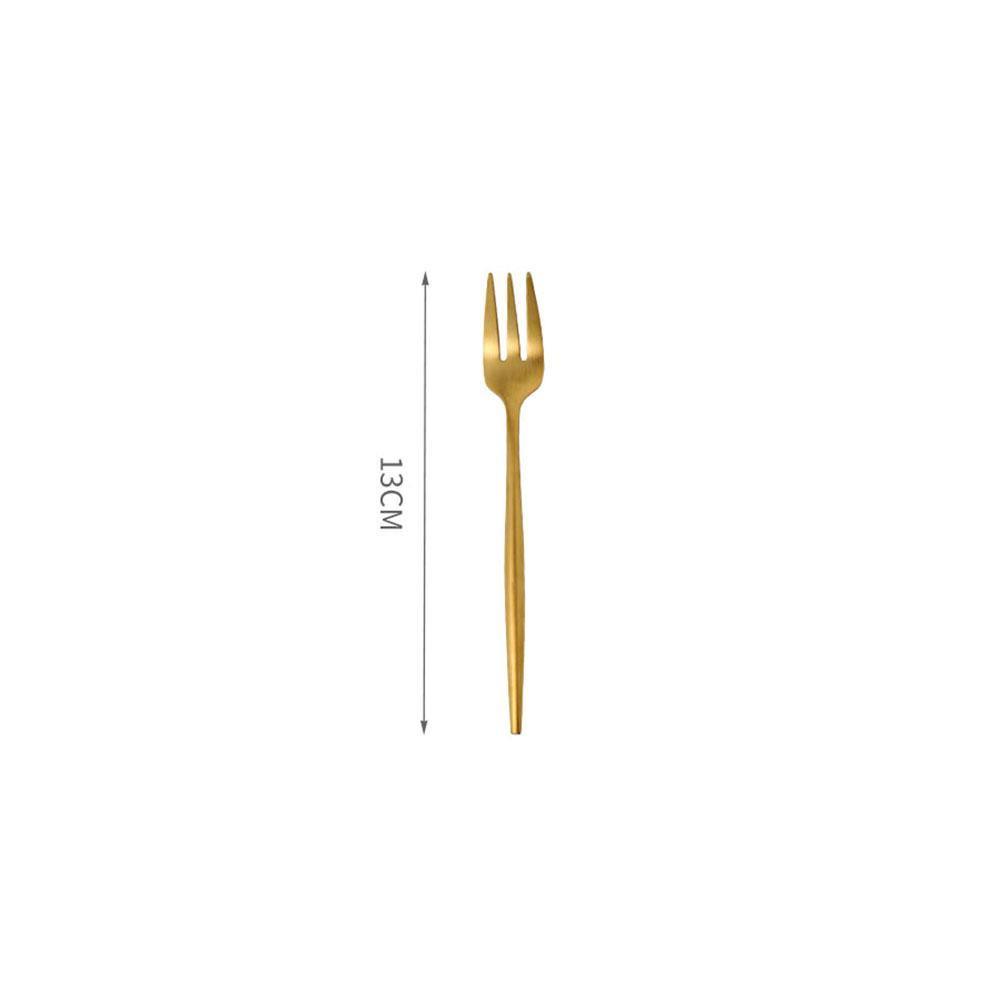 11 Piece Cutlery Set, Gold