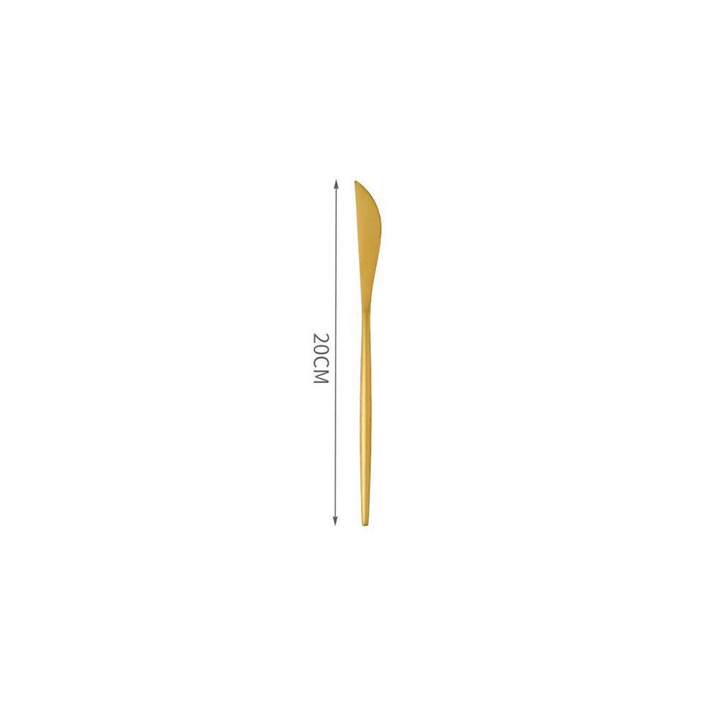 11 Piece Cutlery Set, Gold