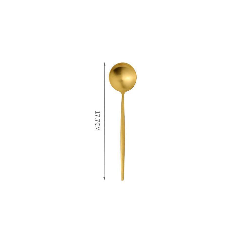 11 Piece Cutlery Set, Gold