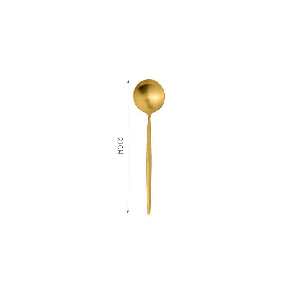 11 Piece Cutlery Set, Gold