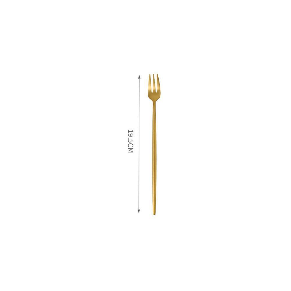 11 Piece Cutlery Set, Gold