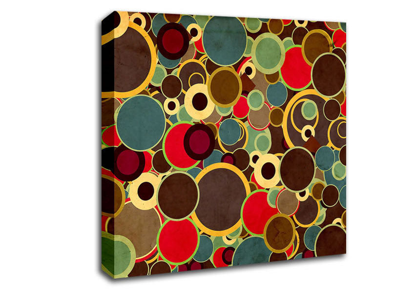 70S Design Canvas Wall Art