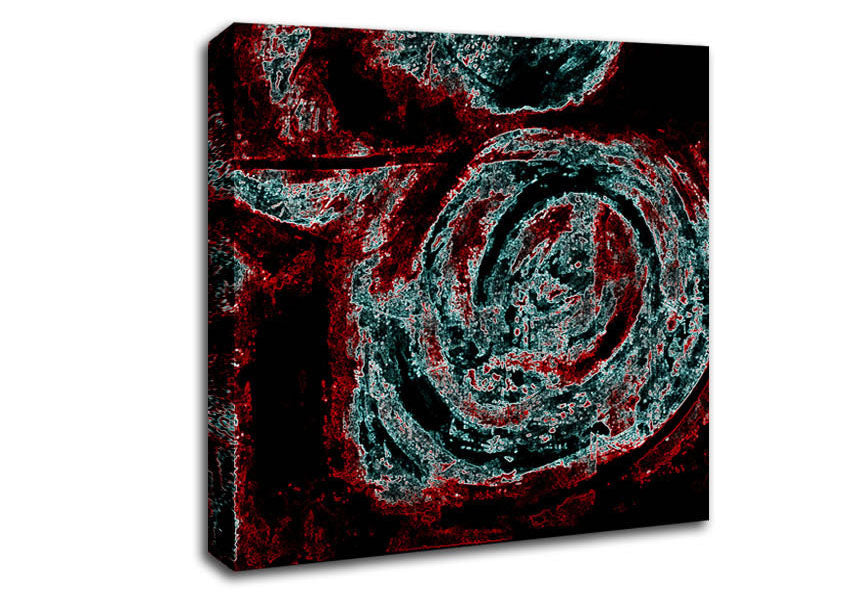 Red n Blue Mayhem Canvas Wall Art