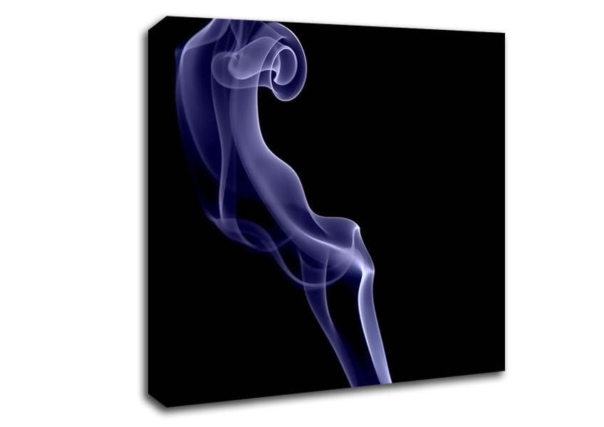 Black Smoke Canvas Wall Art