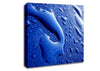 Blue Liquid Canvas Wall Art