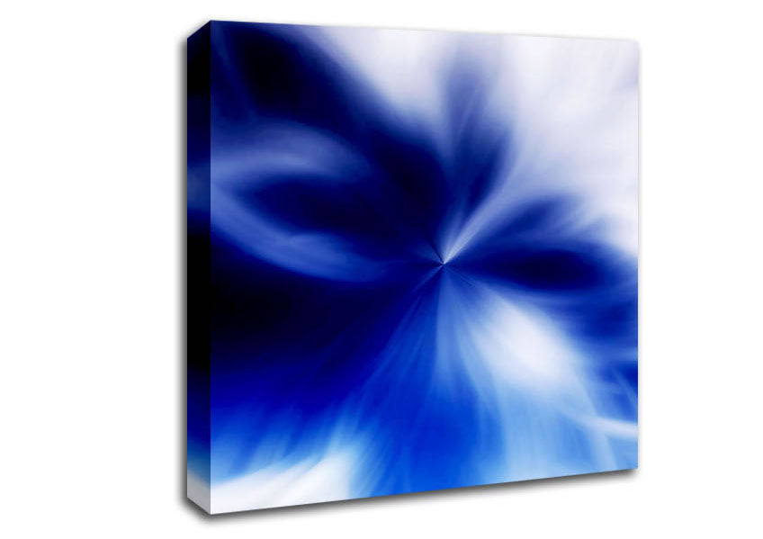 Blue Magical Daisy Centre Canvas Wall Art