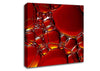 Burnt Orange Bubbles Canvas Wall Art