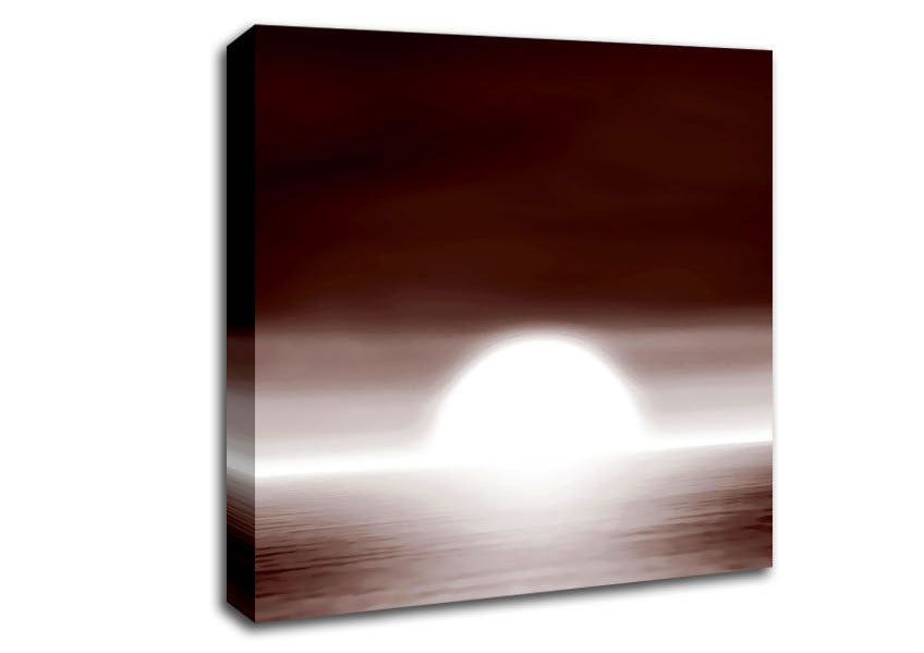 Chocolate Horizon Canvas Wall Art