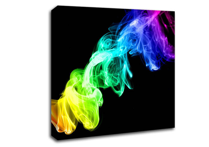 Colorful Smoke 2 Canvas Wall Art