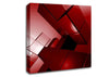 Cylinderical Red Canvas Wall Art