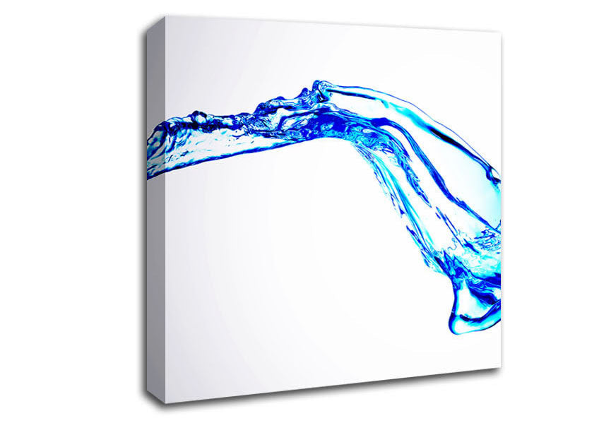 Erratic Water Splash Canvas Wall Art