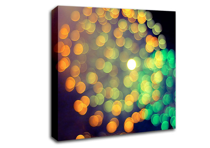 Fireworks Of Light Canvas Wall Art