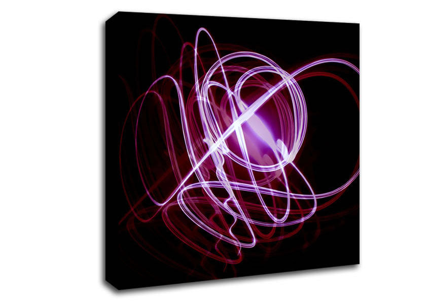Laser Beams Canvas Wall Art