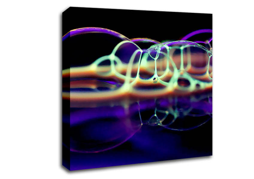 Oil Bubbles Canvas Wall Art