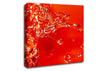 Orange Water Splash Canvas Wall Art