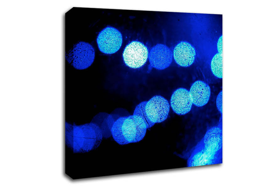 Orb Blues Canvas Wall Art