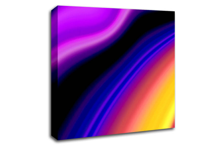 Rainbow Smears Canvas Wall Art