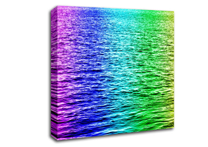 Rainbow Waters Canvas Wall Art