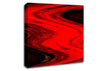 Red Lava River Canvas Wall Art