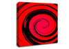 Red Liquid Swirl Canvas Wall Art