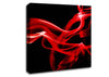 Red Smoke Patterns Canvas Wall Art