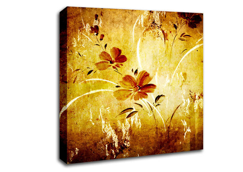 Shower Of Golden Light Canvas Wall Art