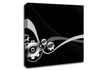 Silver Cogs Of Time Canvas Wall Art