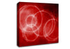 Smoke Rings Red Canvas Wall Art