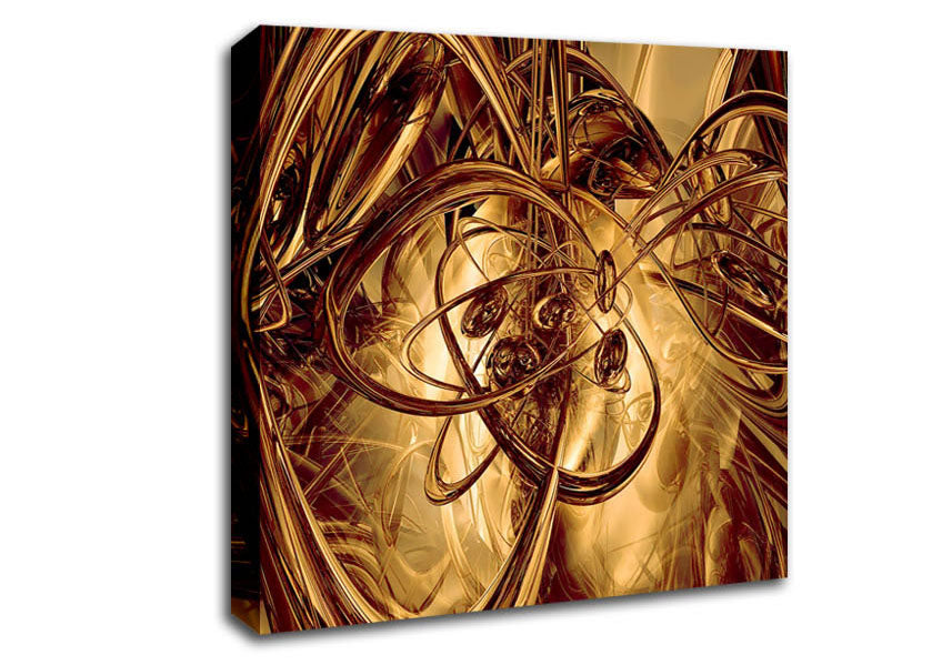 Through The Tunnels Of Time Canvas Wall Art
