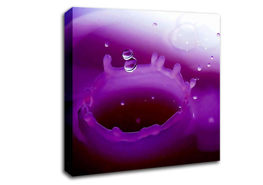 Wax Splash Canvas Wall Art