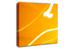 Yellow Flow Canvas Wall Art