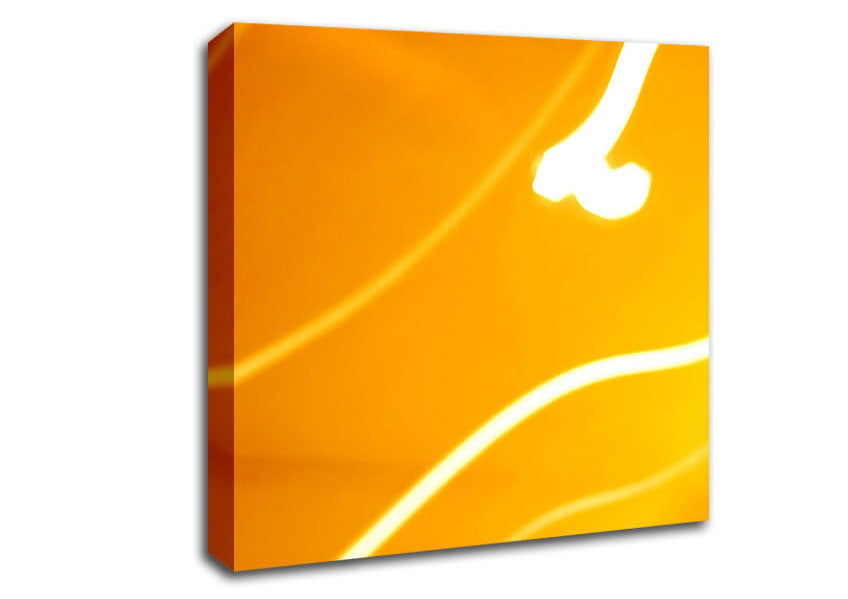 Yellow Flow Canvas Wall Art
