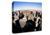 Birds Eye View Of New York City From Above Canvas Wall Art