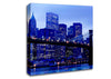 Brooklyn Bridge Blue Hue Canvas Wall Art