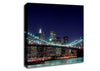 Brooklyn Bridge New York Lights Canvas Wall Art