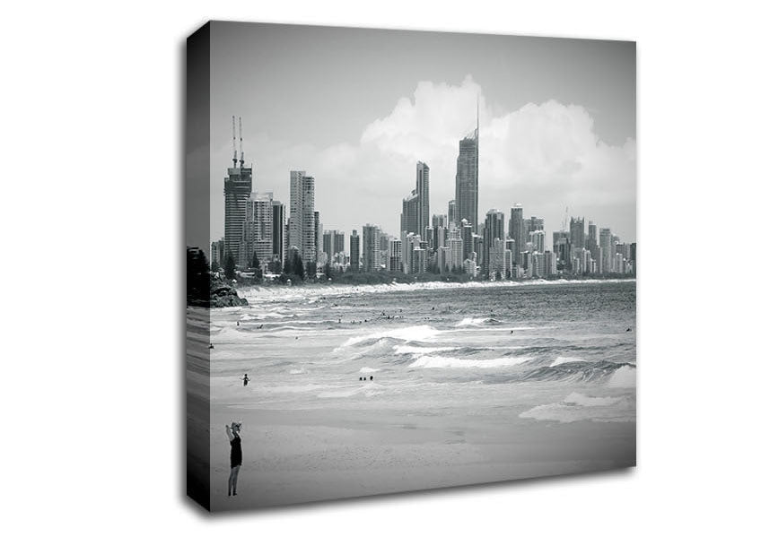 City Beach Canvas Wall Art
