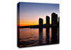 City Sunrise Canvas Wall Art